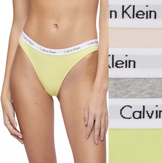 Women's Calvin Klein Carousel 3-Pack Thong Panty Set QD3587