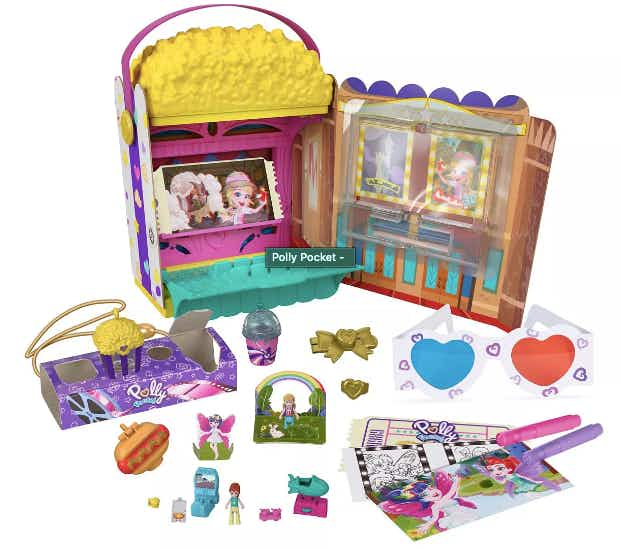 Polly Pocket Un-Box-It Popcorn Box Play Set