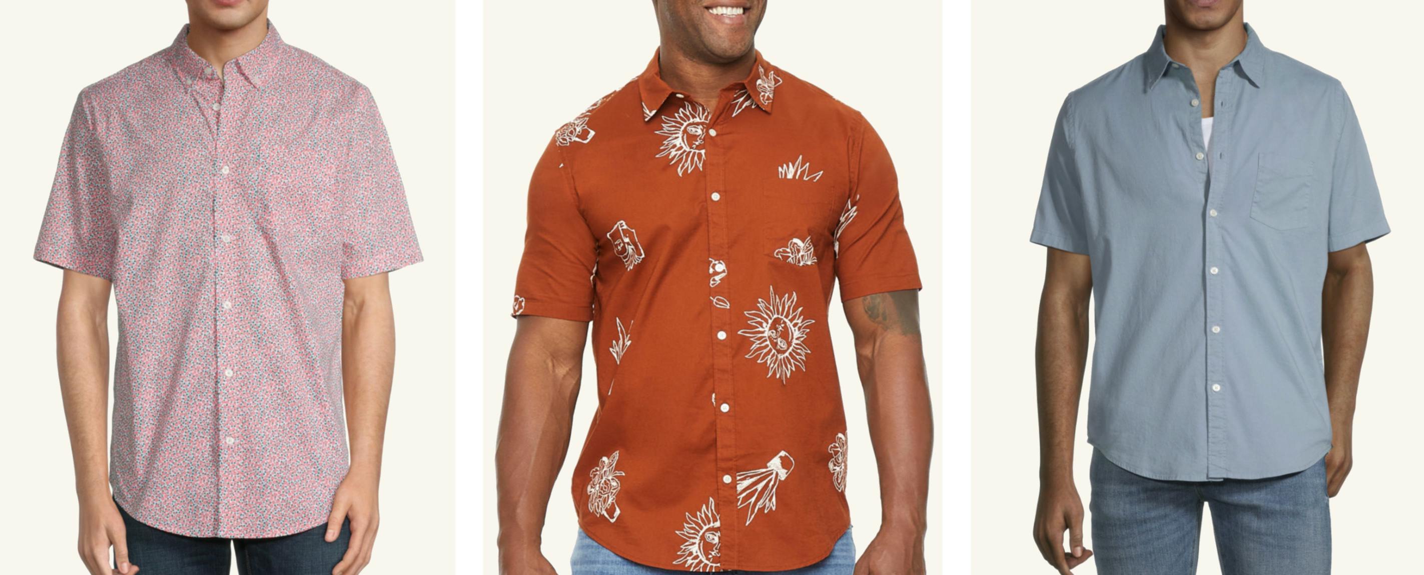 Men's Button-Down Shirts, as Low as $12 