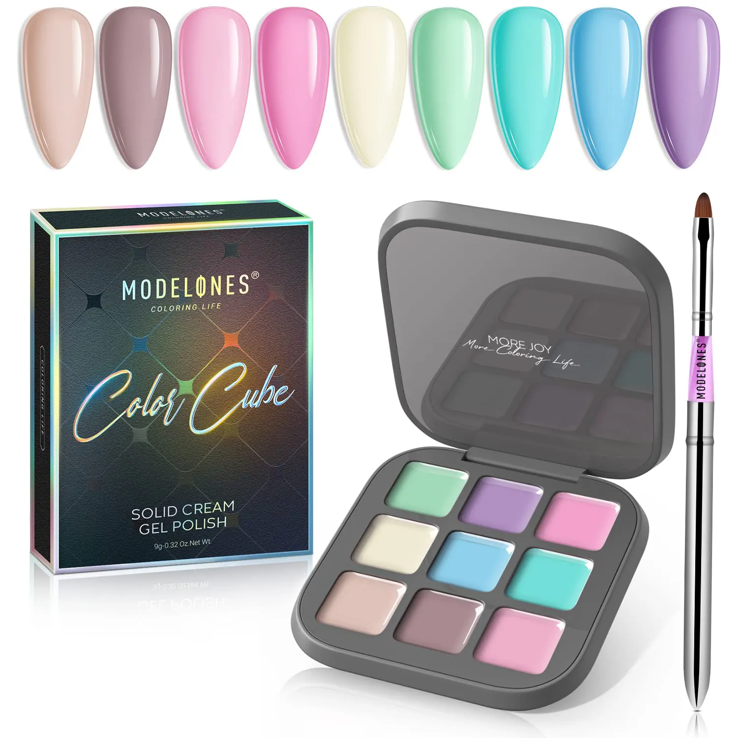Creme Gel Nail Polish 9 Color Palette As Low As 5 69 On Amazon Reg 20 The Krazy Coupon Lady