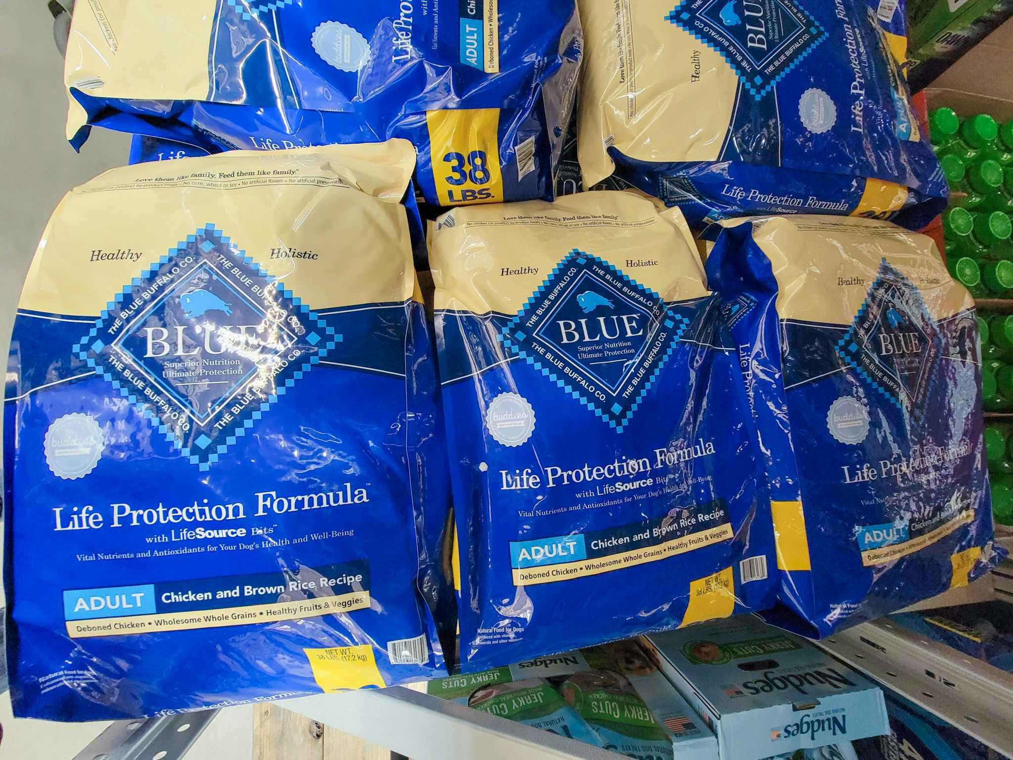 38 pound bags of blue buffalo dog food