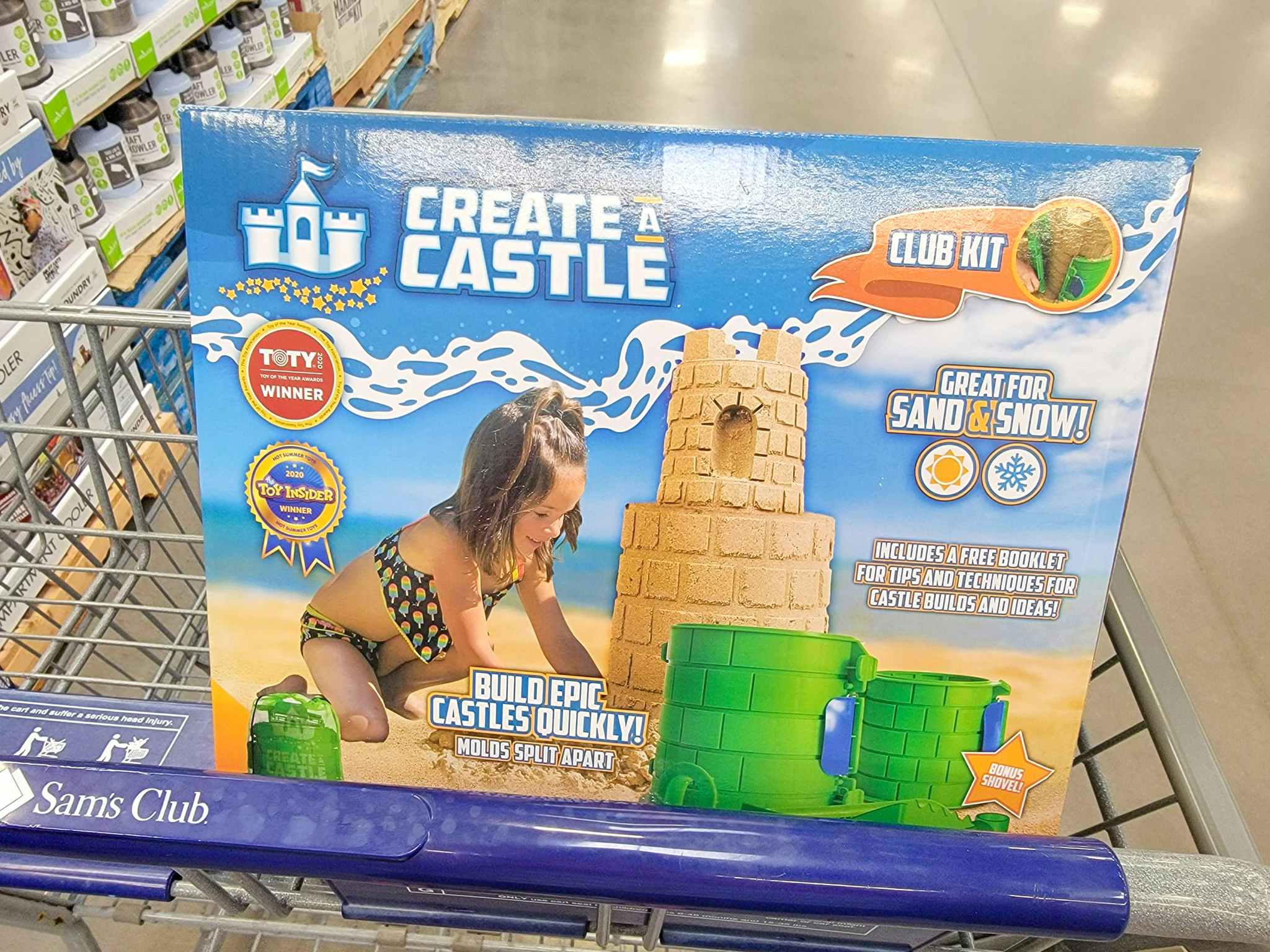 create a castle kit in a cart