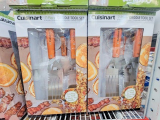 cuisinart 7 piece griddle sets with wooden handles