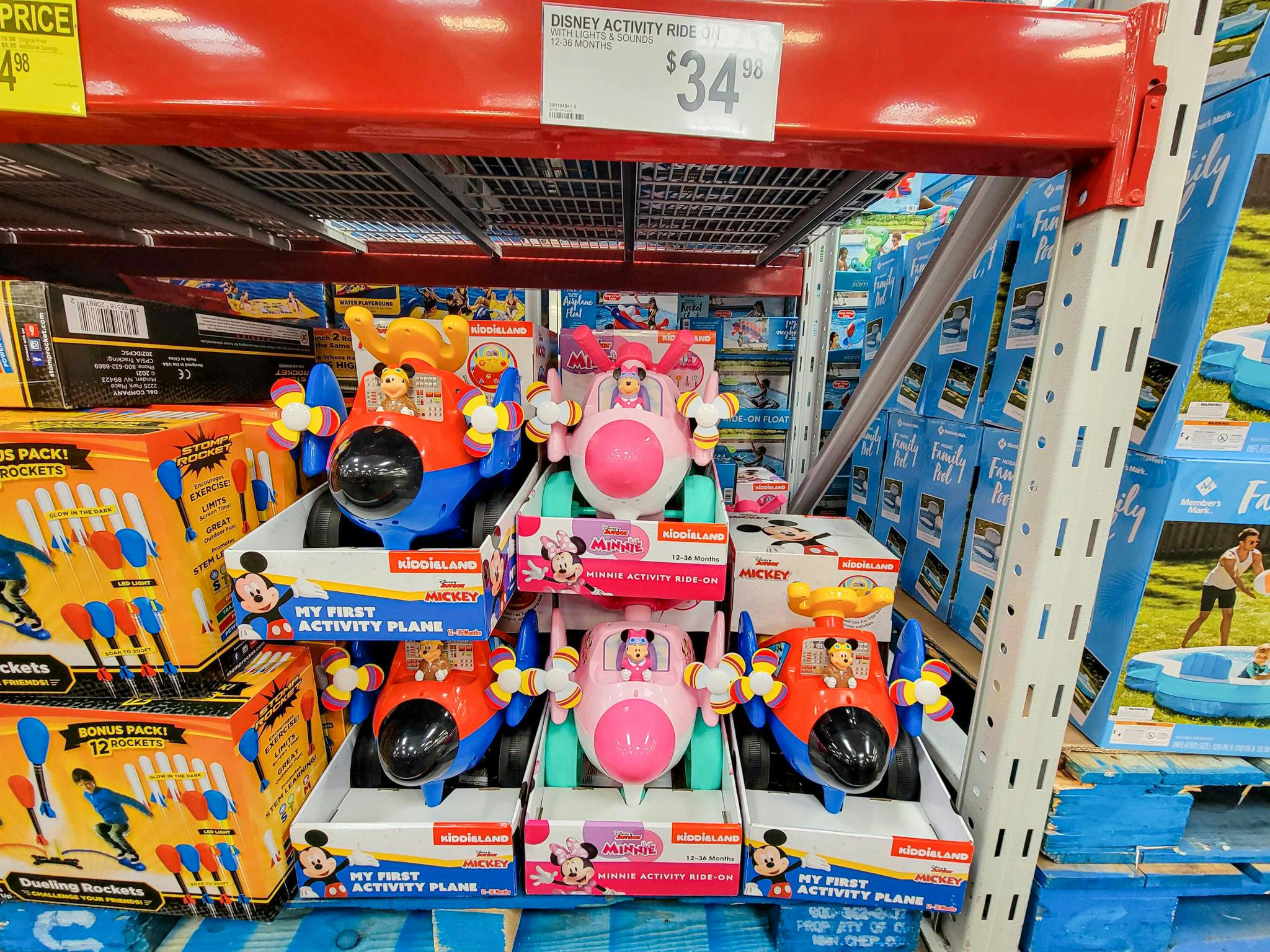 minnie mouse ride on toy sam's club