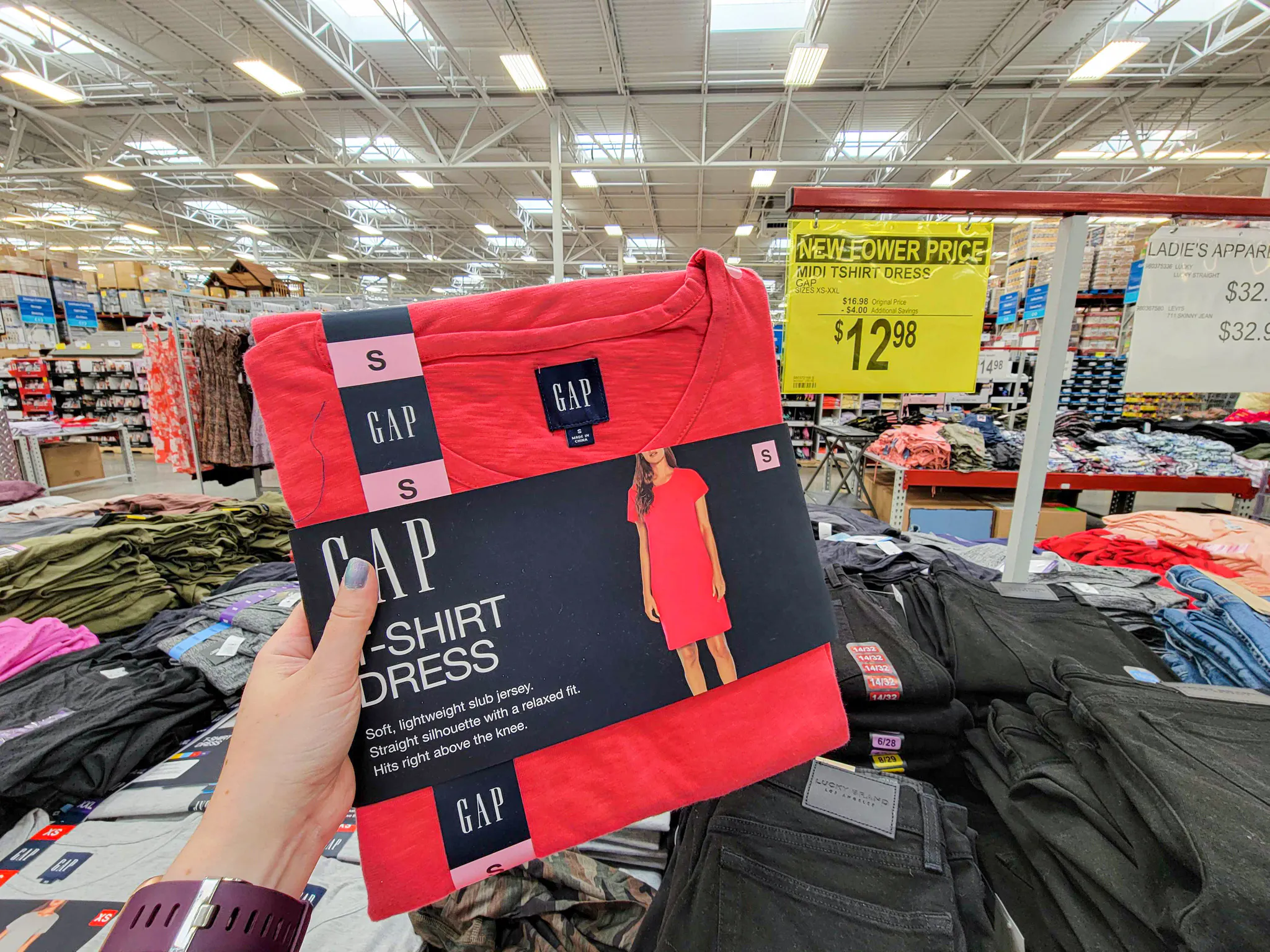 Gap Tshirt Dress, Only 12.98 at Sam's Club The Krazy Coupon Lady