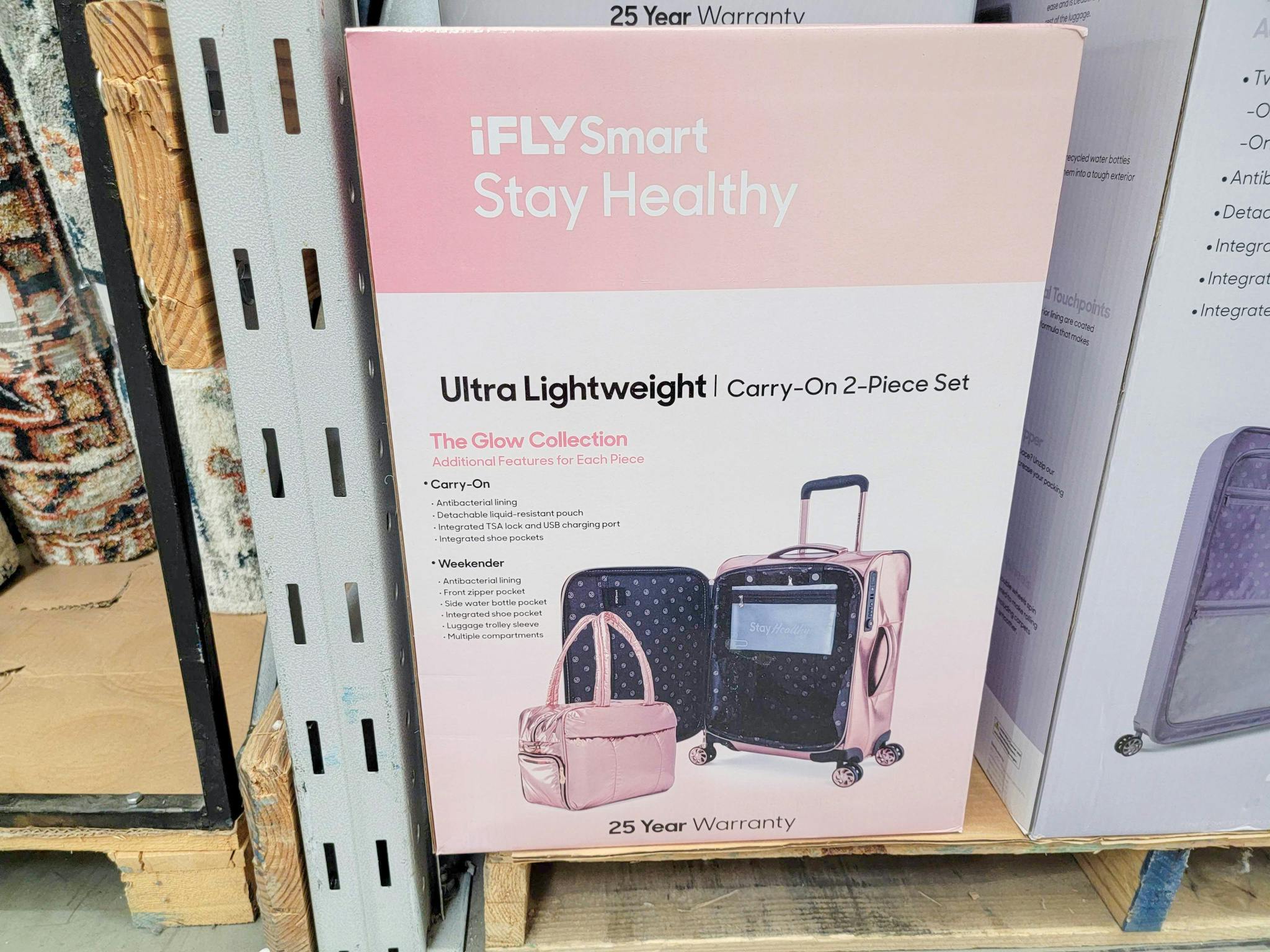 iFly Smart 2-Piece Luggage Set, Only 