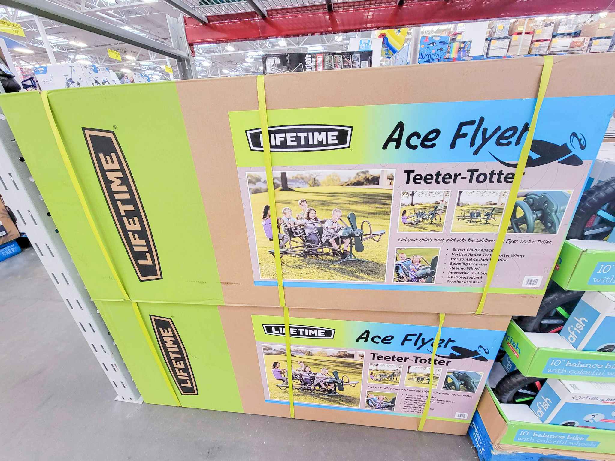 lifetime ace flyer teeter totter in box