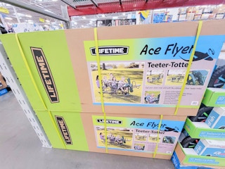 lifetime ace flyer teeter totter in box
