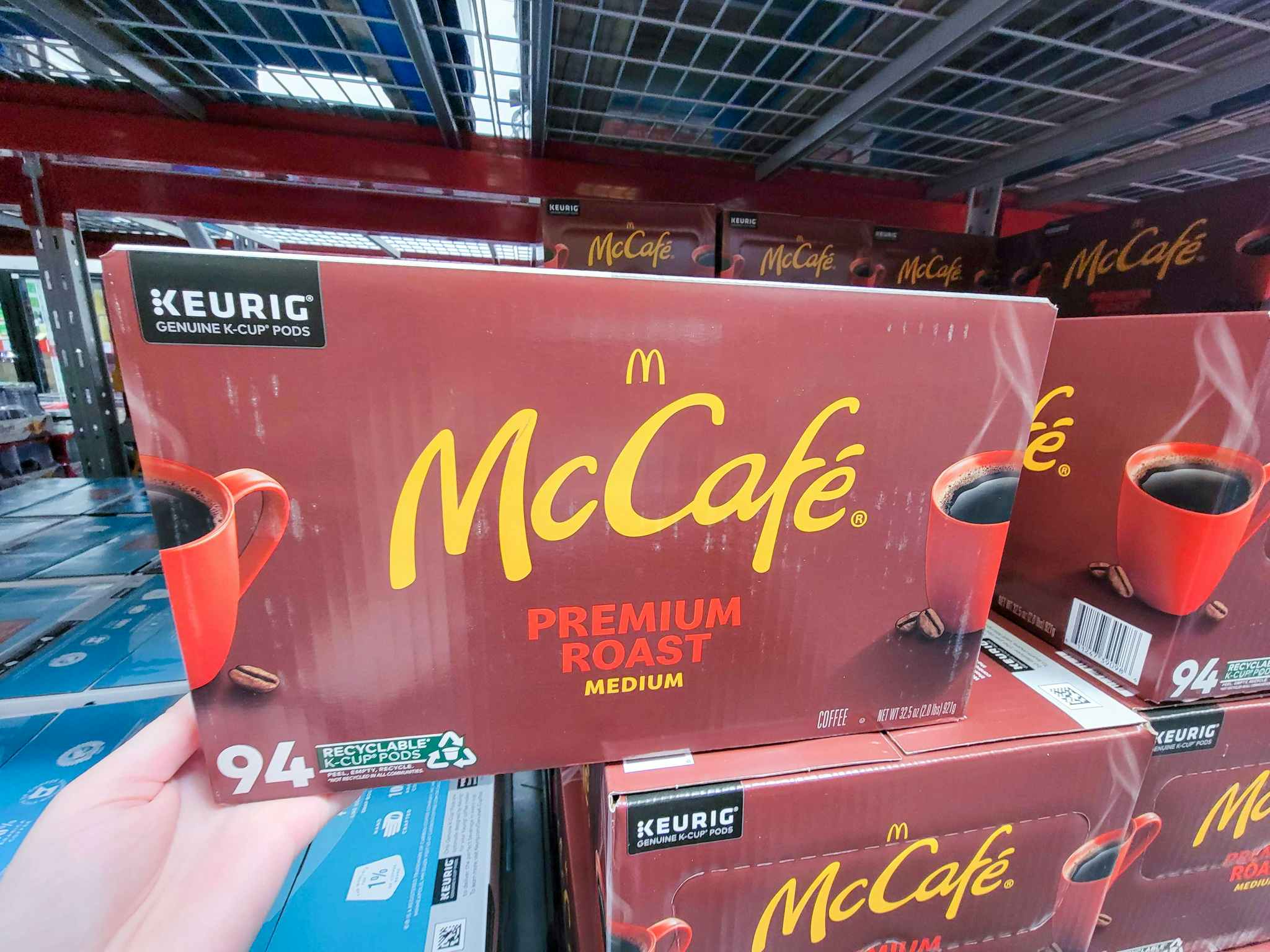 a 96 ct box of mccafe coffee pods