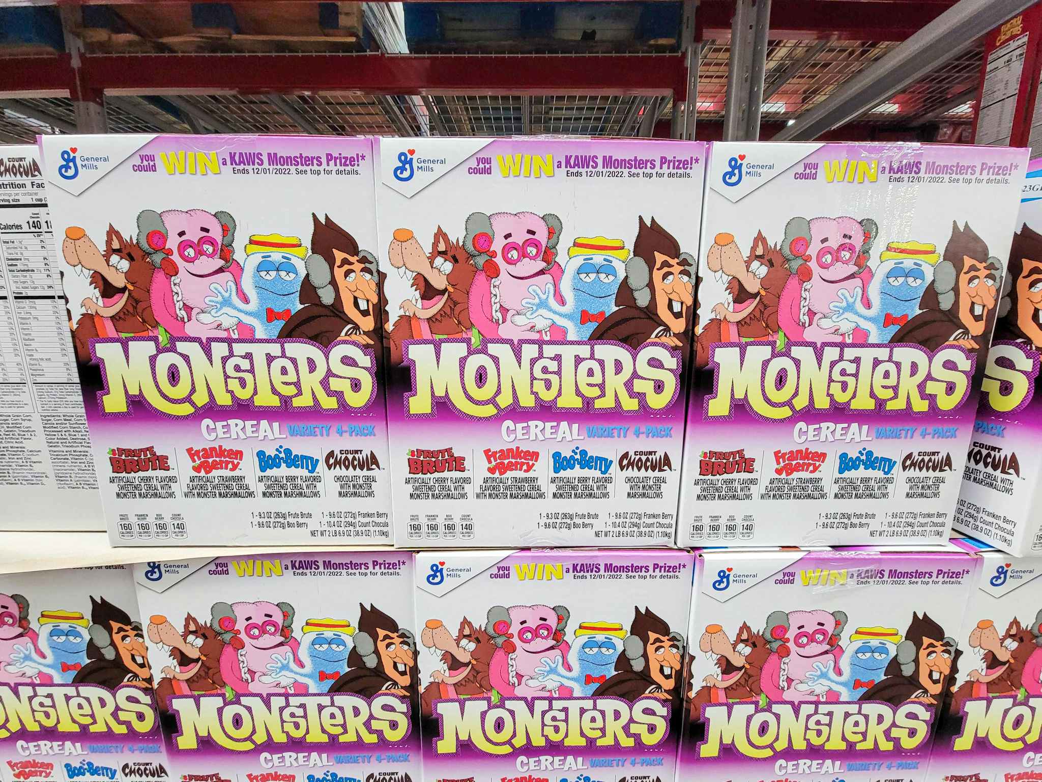 monsters cereal packs