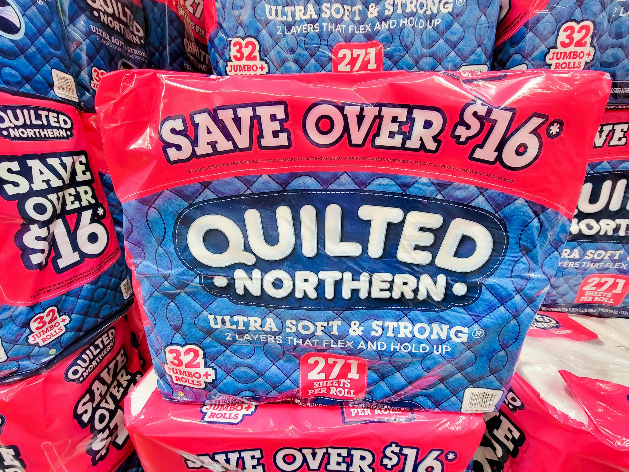 32 roll pack of quilted northern