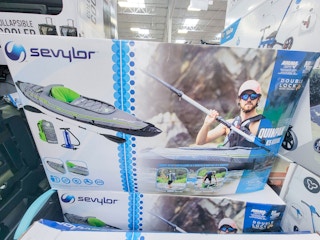 sevylor quikpak one person kayak in a box