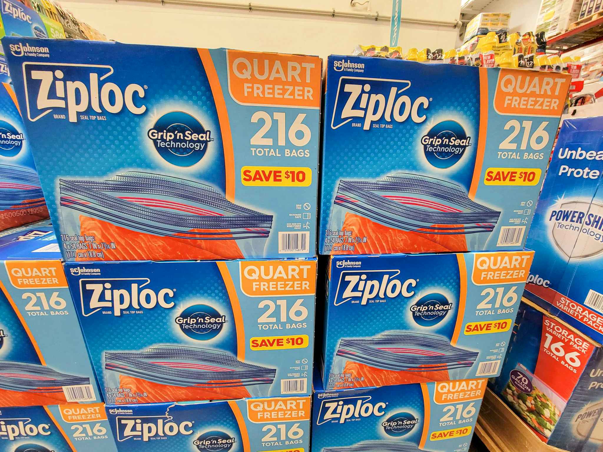 quart size ziploc bags