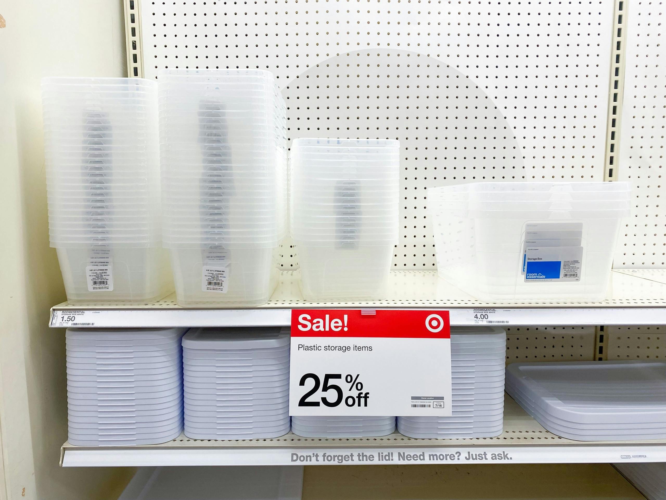 Storage Totes & Boxes, as Low as 1.06 at Target The Krazy Coupon Lady