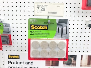 scotch felt pads on display at target