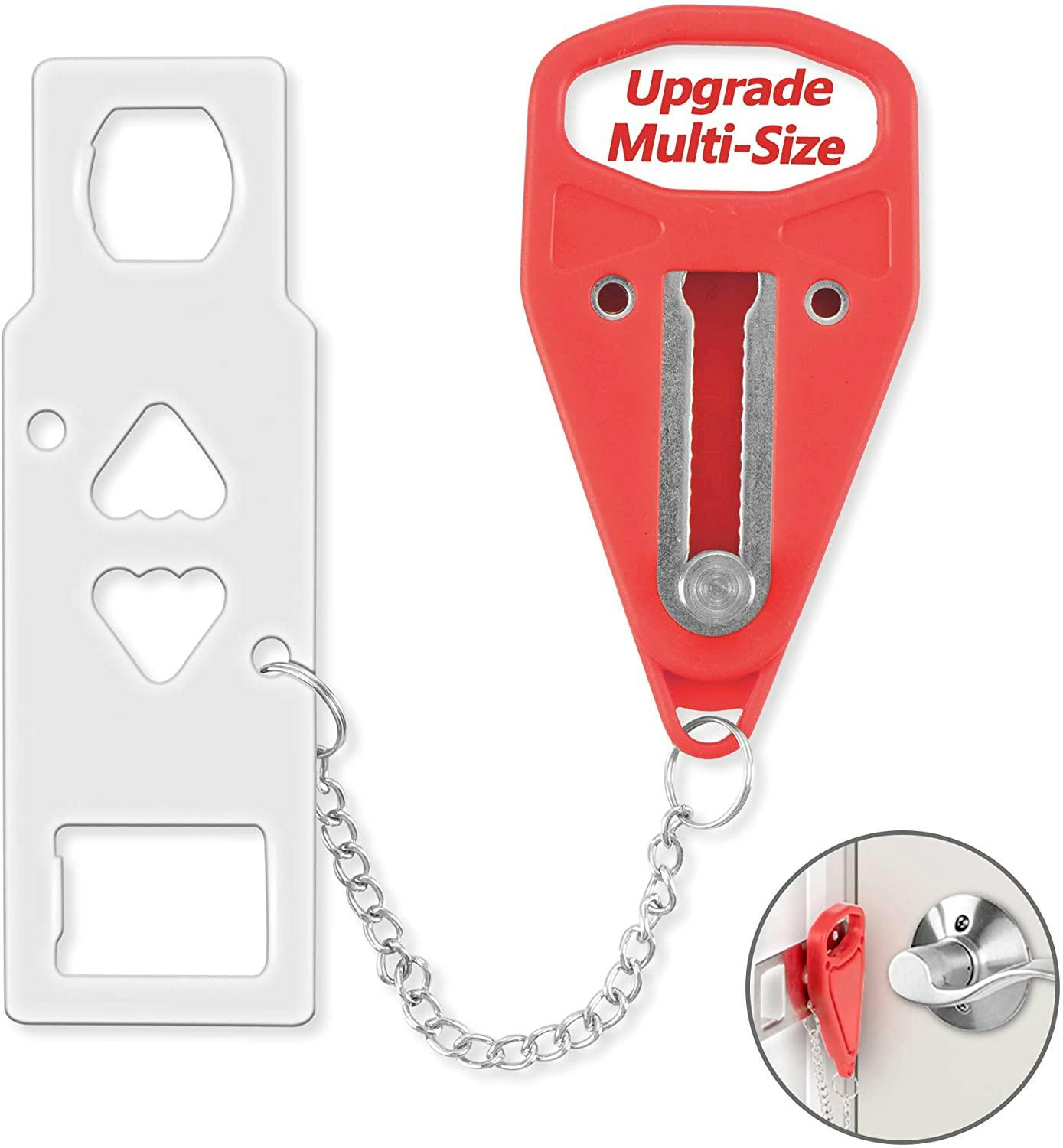 A AceMining Portable Door Lock on a white background.
