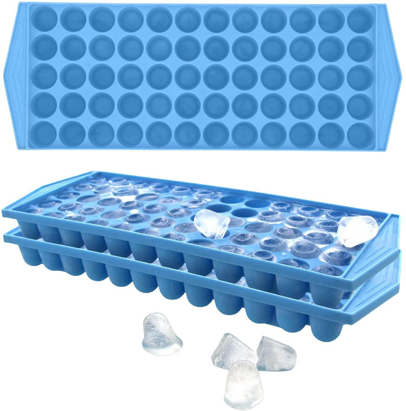 Arrow Mini Ice Cube Trays with ice cubes on a white background.