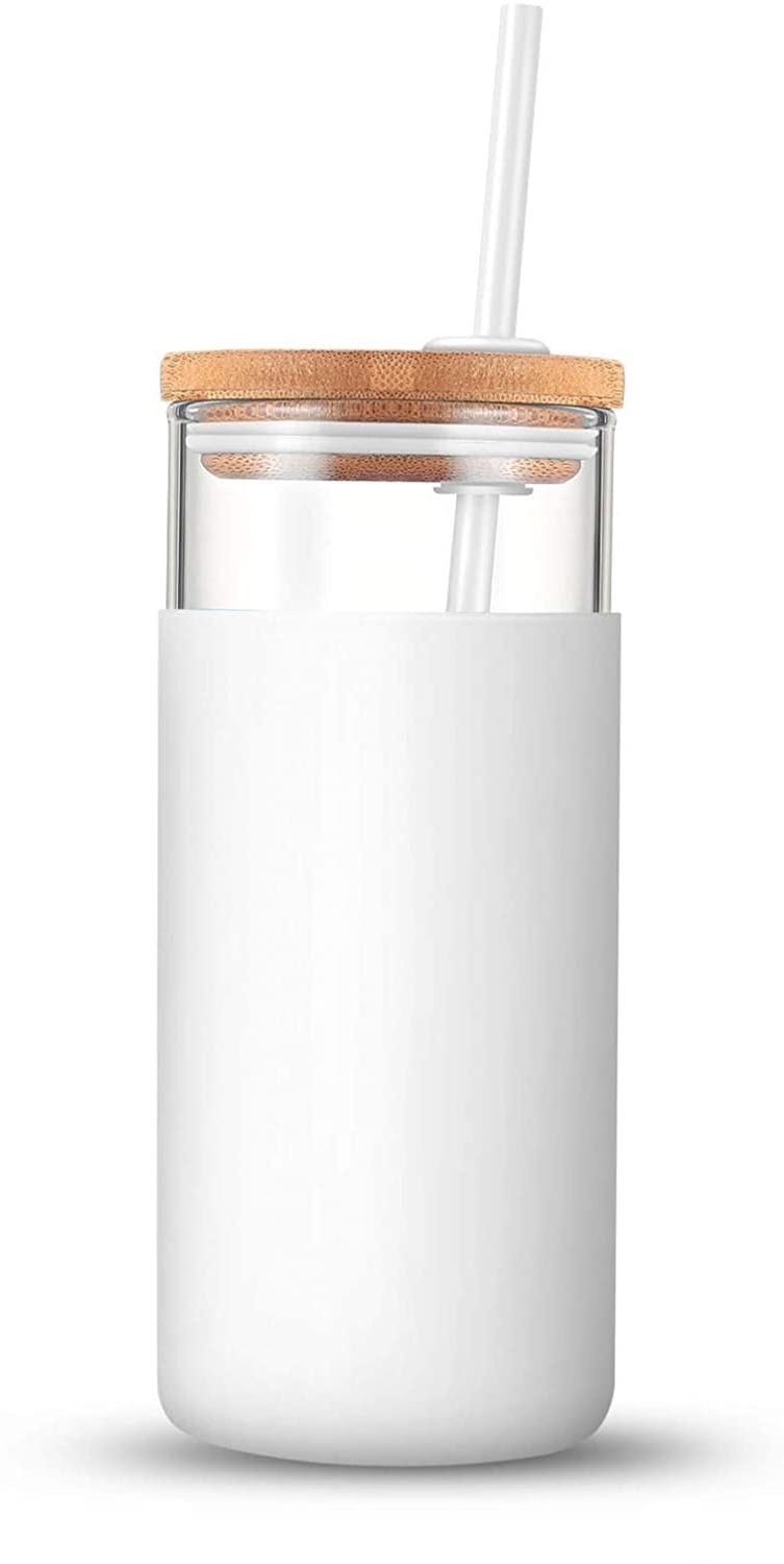 A Tronco Glass Tumbler on a white background.