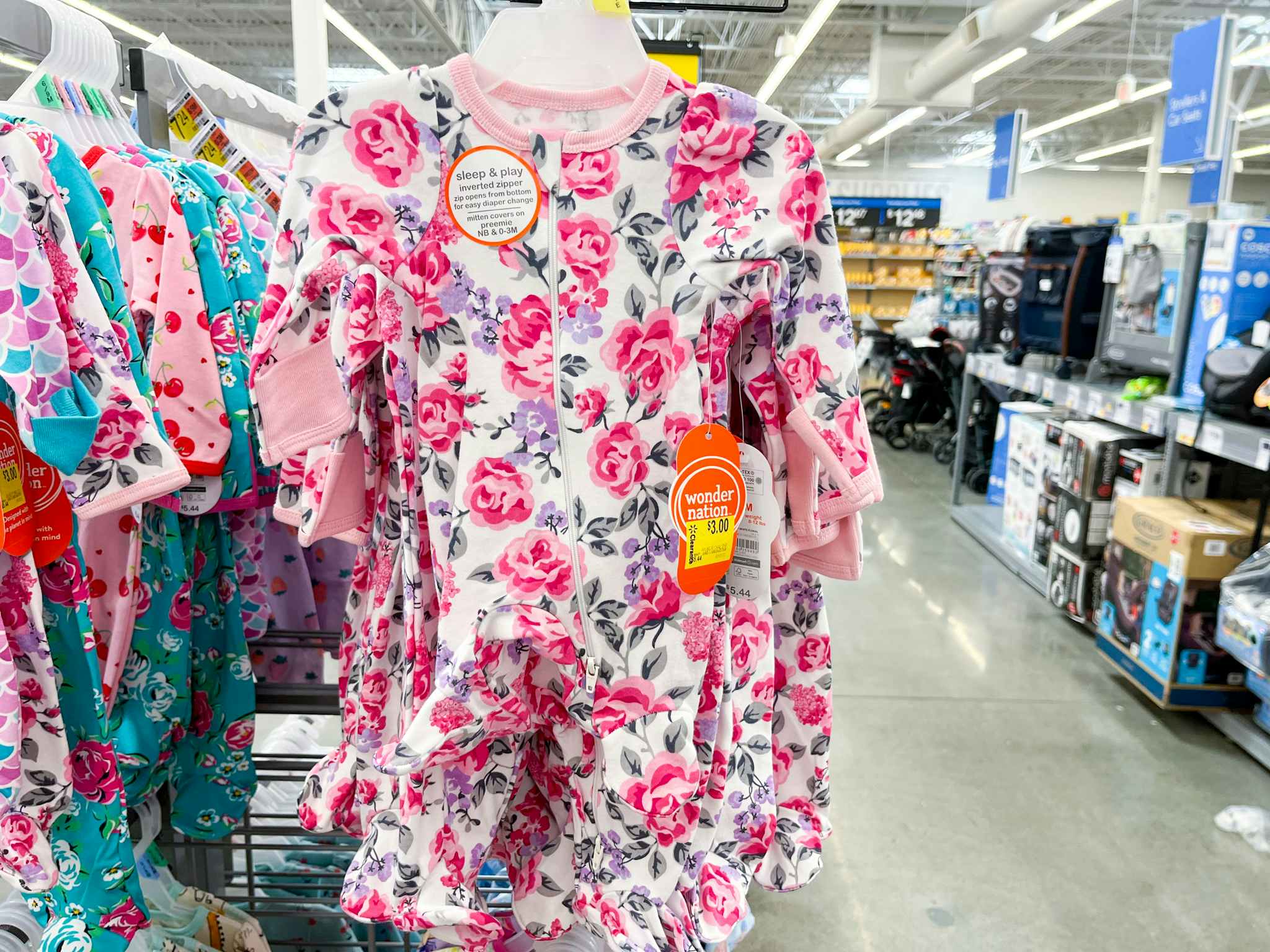 Baby apparel on clearance at Walmart