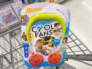 banzair red cool fans in walmart cart