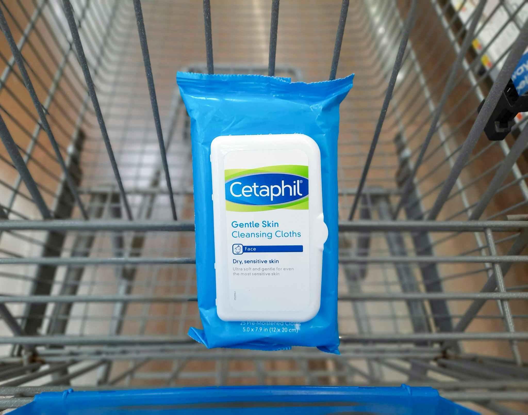 cetaphil wipes in walmart cart