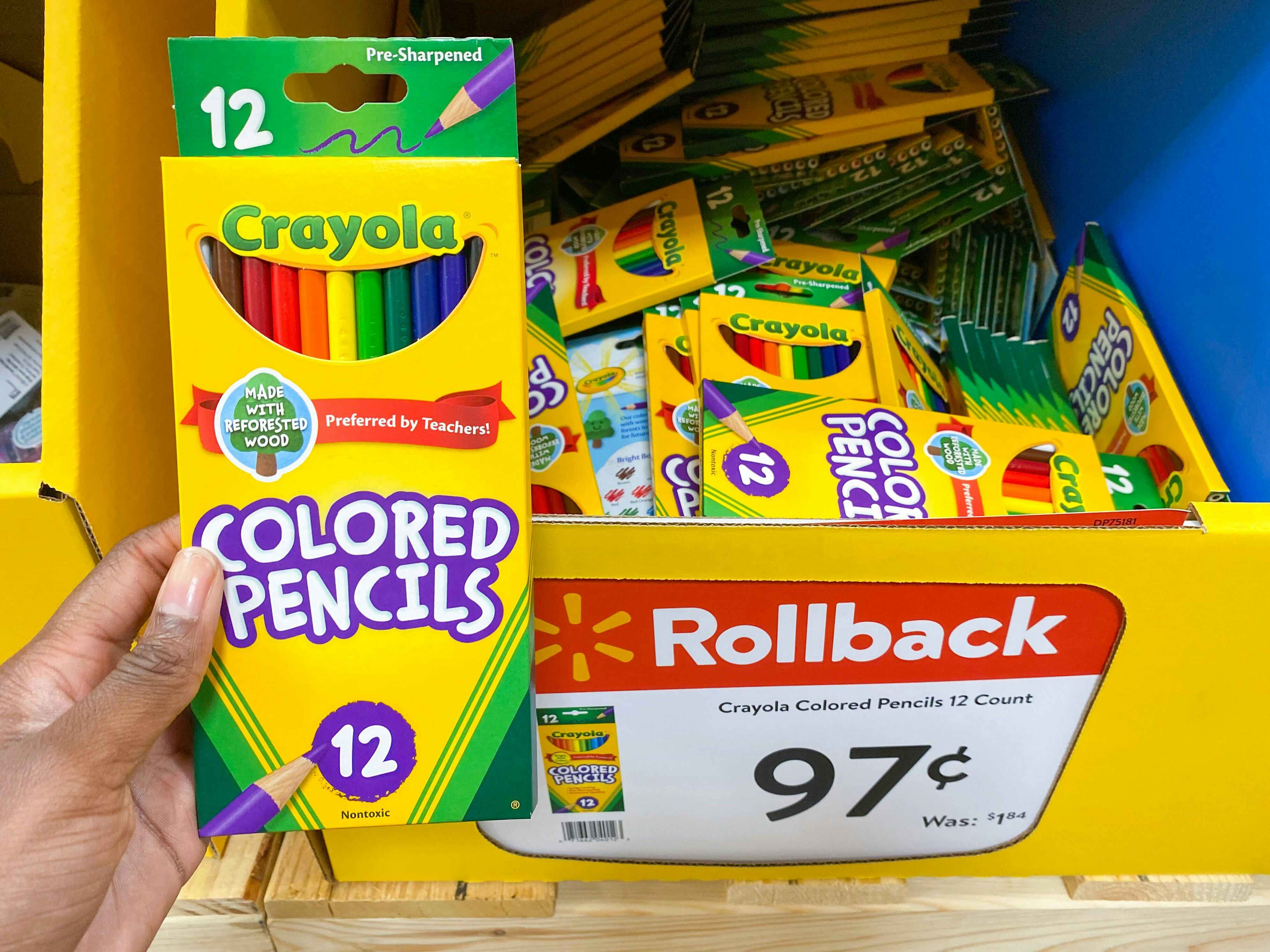 crayola colored pencils at walmart