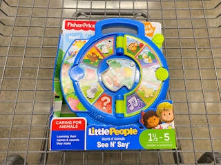 fisher price little people world of animals see n say in walmart cart