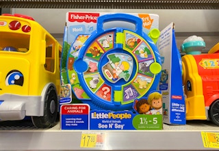fisher price little people world of animals see n say on walmart shelf