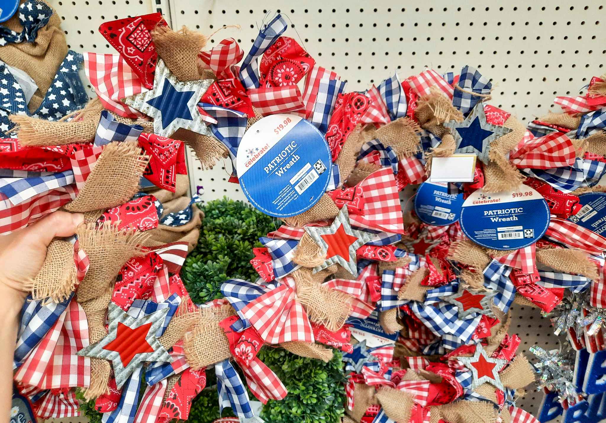 Fourth of July Wreath at Walmart