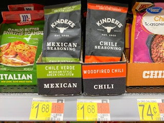 kinders seasoning on walmart shelf