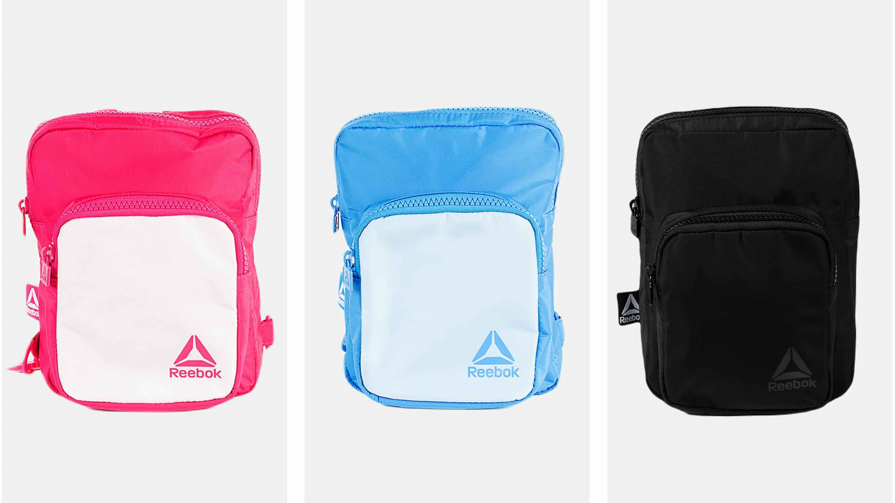 reebok crossbody bags collaged