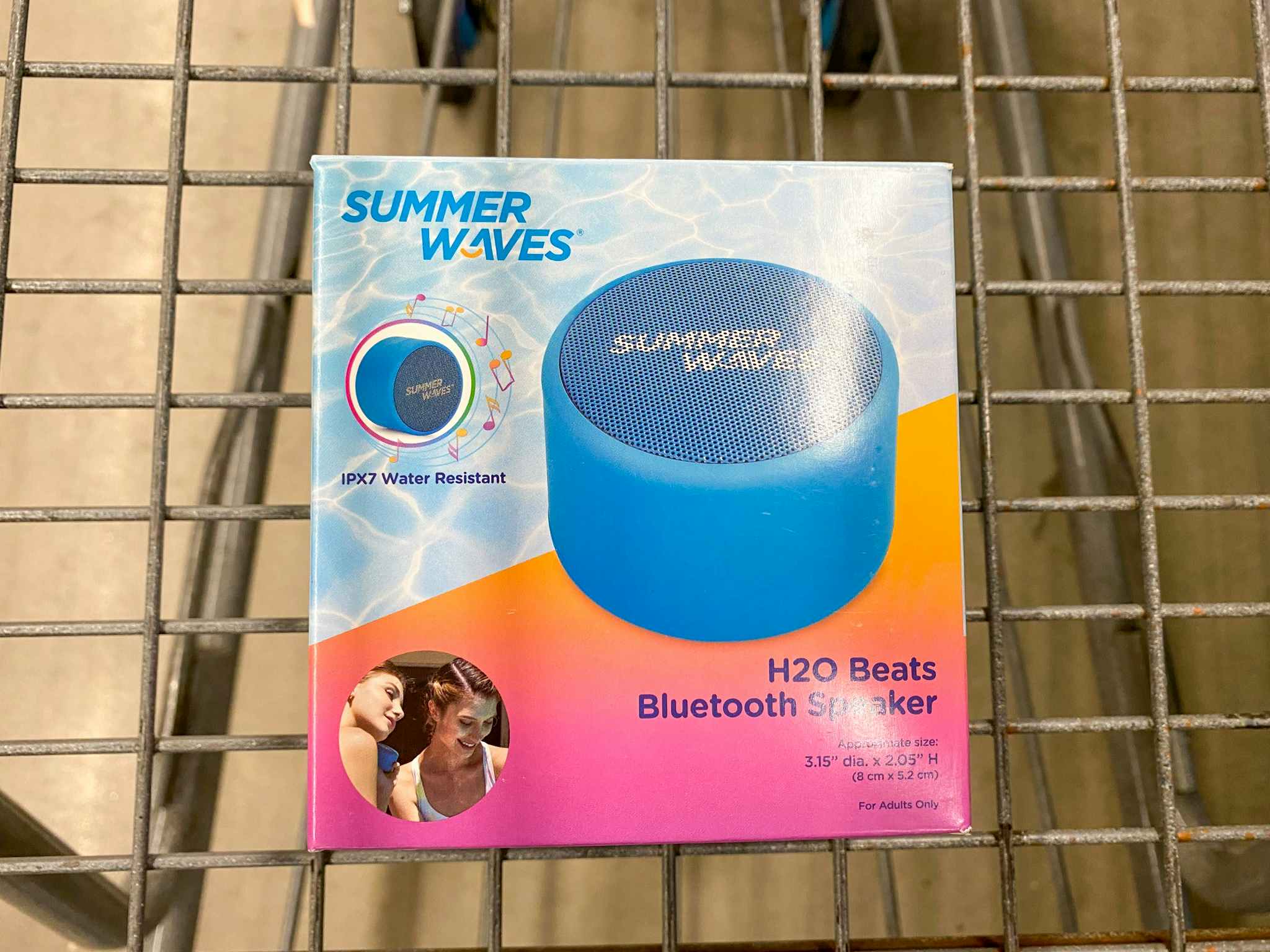 summer waves bluetooth speaker in walmart cart