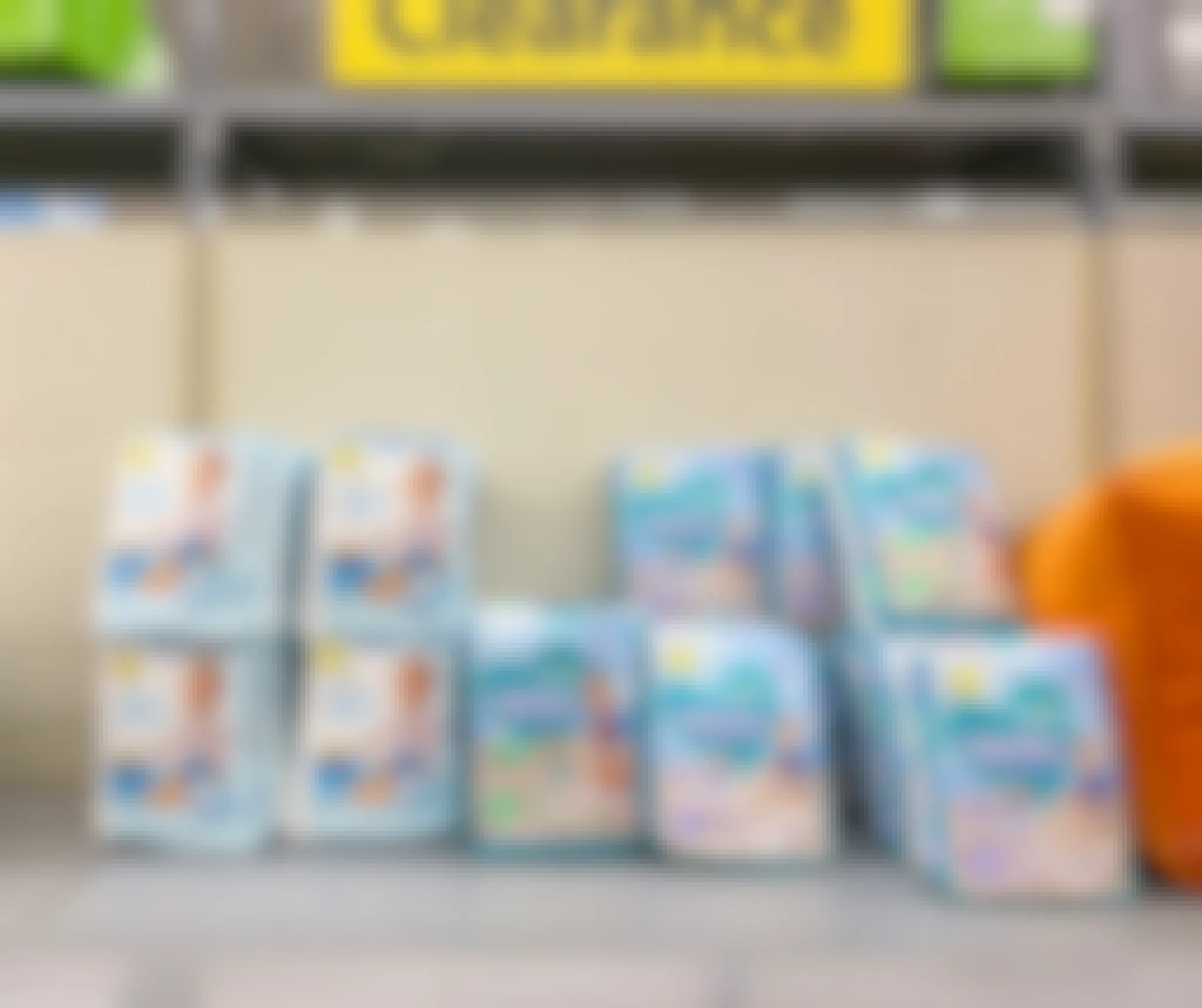 swim diapers on clearance on walmart shelf