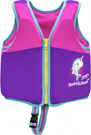 swim school trainer vest in pink