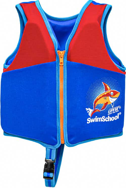 swim school trainer shark vest