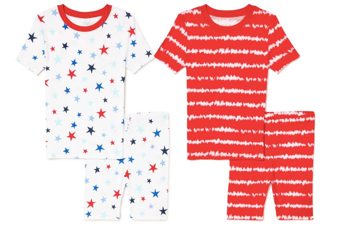 way to celebrate top and shorts 2-piece pajama set