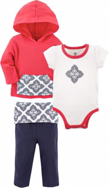yoga sprout 3-piece outfit set