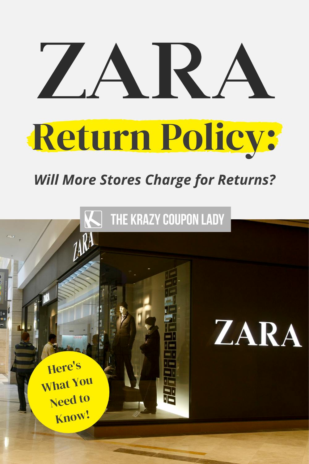 Zara Return Policy Will More Stores Start Charging for Returns? The
