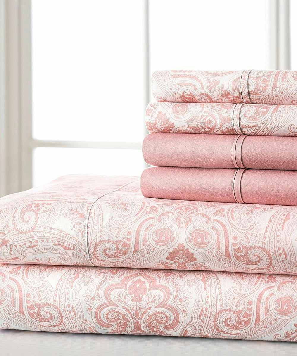 Zulily-Pink-Pattern-Sheet-Set-July-2022