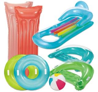 8 piece inflatable floats