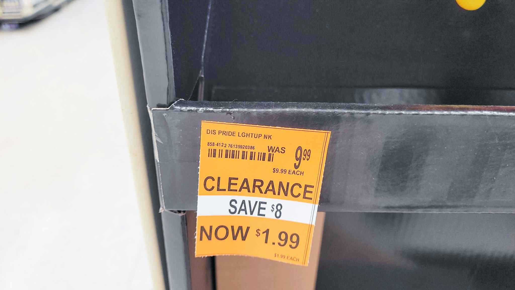 walgreens orange clearance tag