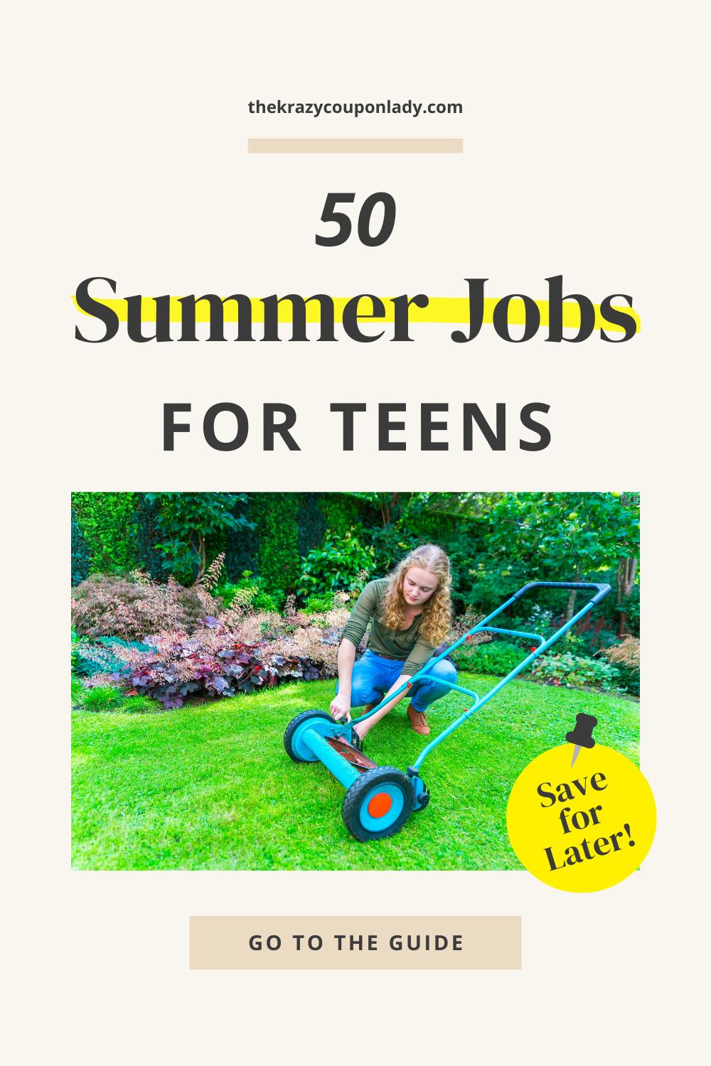 50 Summer Jobs for Teens — Because We All Know Their iPhone Bill Is Out of Control