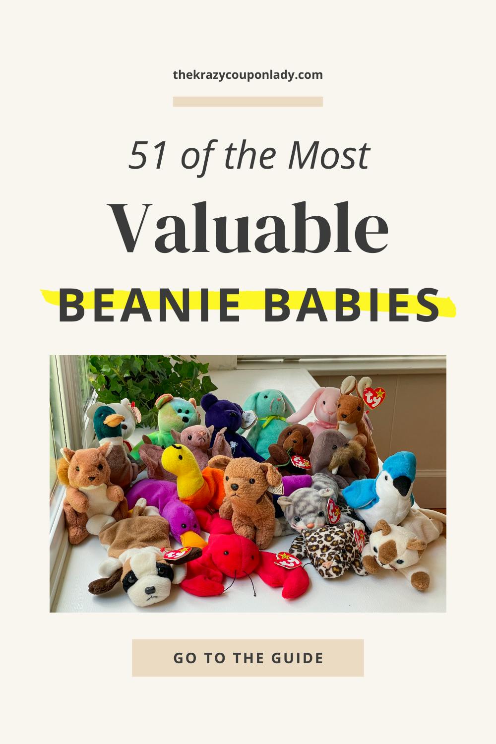 51 Most Valuable Beanie Babies