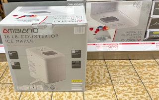 ice maker on the sales floor at aldi