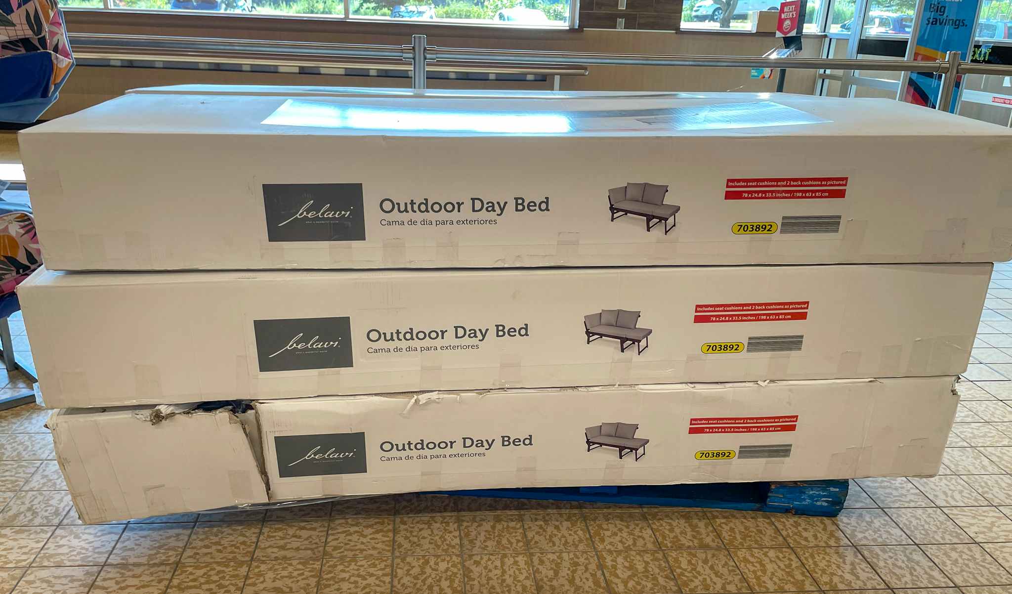 day bed at aldi