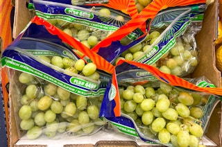 grapes in bags at aldi