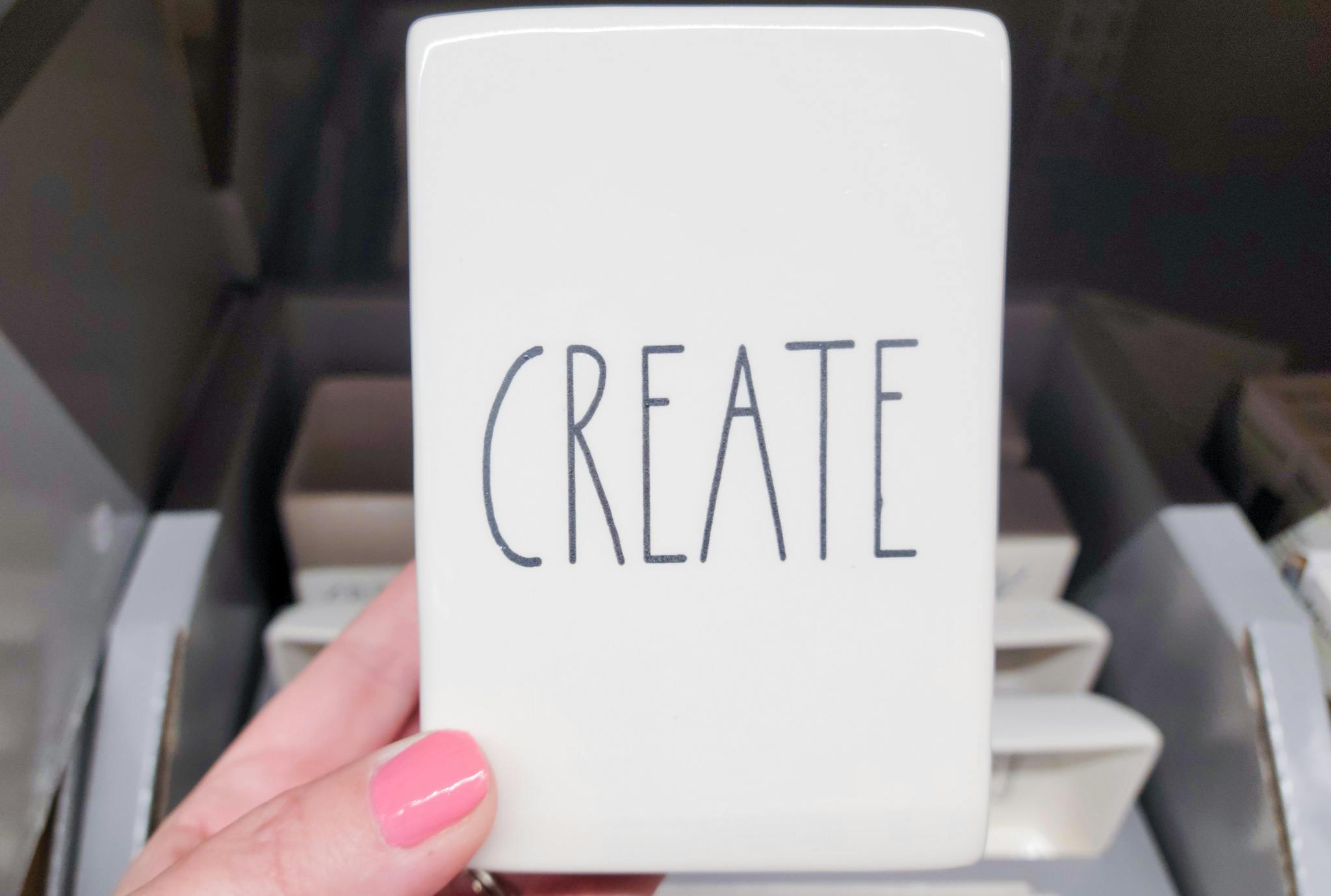 hand held desk decor at aldi