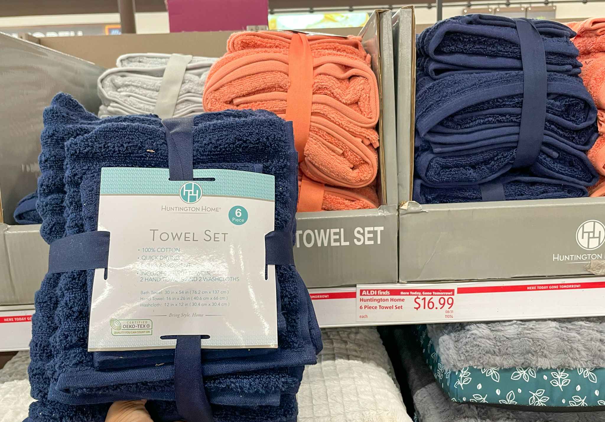 towel set at aldi