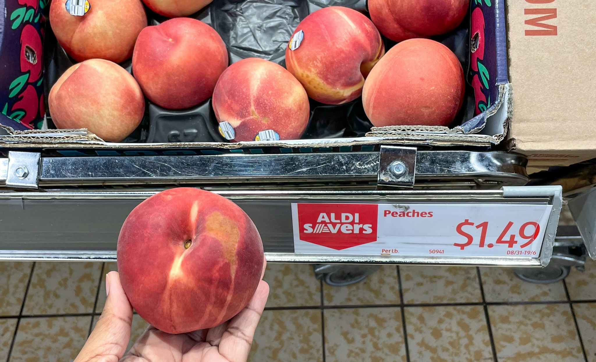 peach at aldi