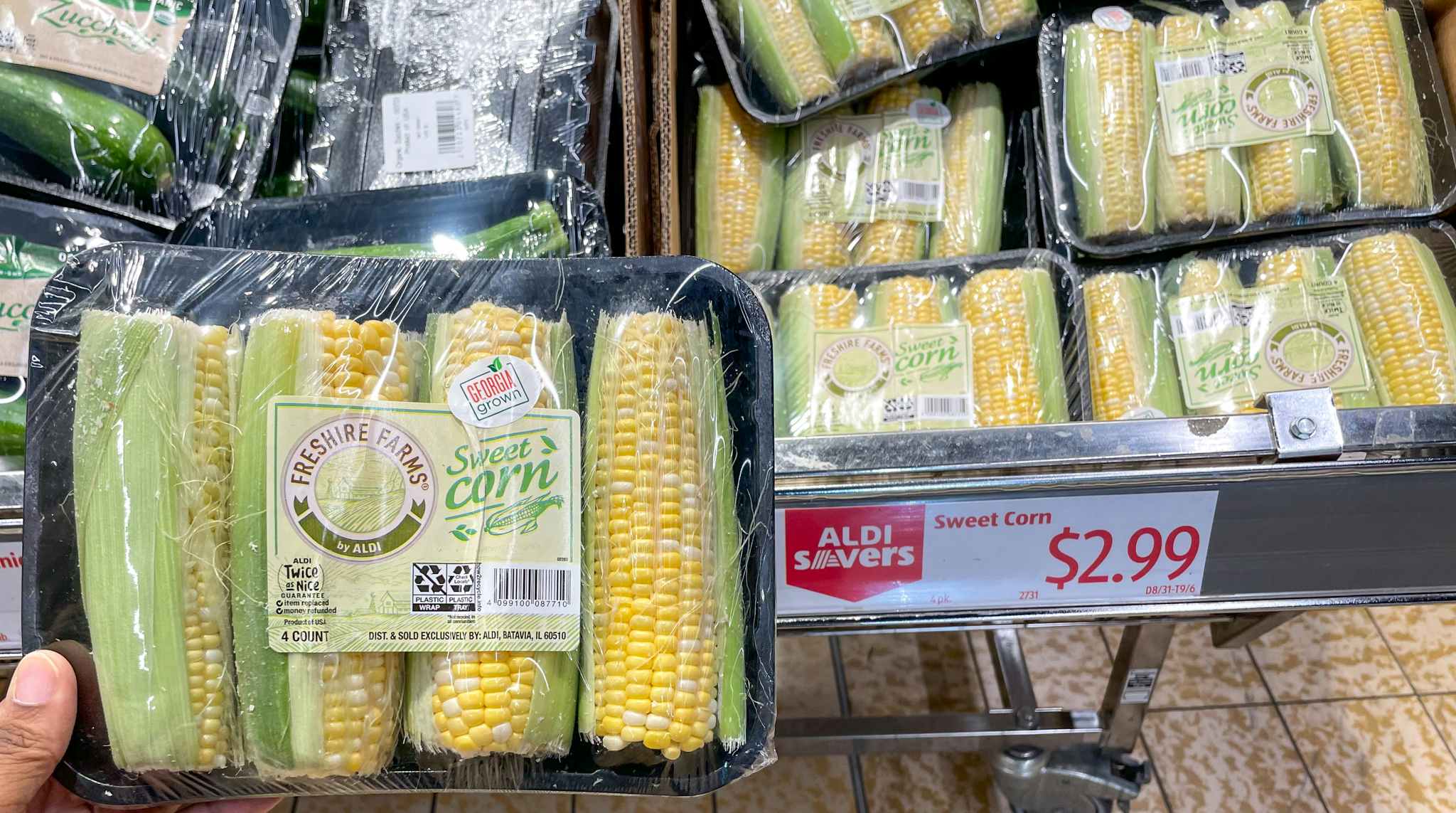 corn at aldi